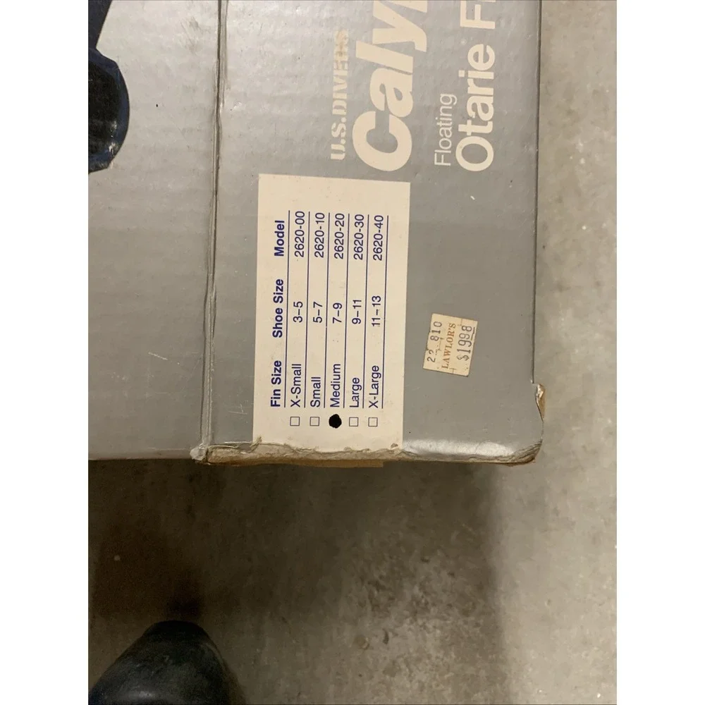 Vintage US diverse Calypso floating Otari Fins